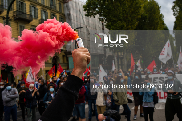 Students strike against the way the Italian government managed, with delays and failures, the restart of the school year 2020/2021, followin...