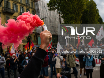 Students strike against the way the Italian government managed, with delays and failures, the restart of the school year 2020/2021, followin...