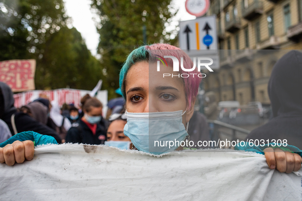 Students strike against the way the Italian government managed, with delays and failures, the restart of the school year 2020/2021, followin...