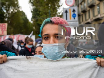 Students strike against the way the Italian government managed, with delays and failures, the restart of the school year 2020/2021, followin...