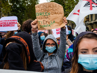 Students strike against the way the Italian government managed, with delays and failures, the restart of the school year 2020/2021, followin...