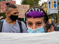 Students strike against the way the Italian government managed, with delays and failures, the restart of the school year 2020/2021, followin...