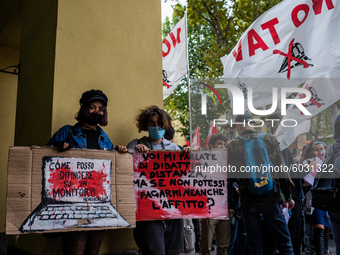 Students strike against the way the Italian government managed, with delays and failures, the restart of the school year 2020/2021, followin...