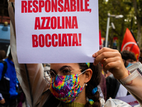 Students strike against the way the Italian government managed, with delays and failures, the restart of the school year 2020/2021, followin...