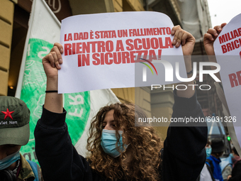 Students strike against the way the Italian government managed, with delays and failures, the restart of the school year 2020/2021, followin...