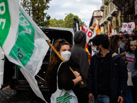 Students strike against the way the Italian government managed, with delays and failures, the restart of the school year 2020/2021, followin...