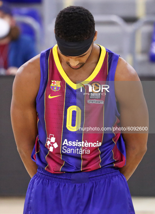 Brandon Davies during the match between FC Barcelona and Panathinaikos BC, corresponding to the week 4 of the Euroleague, played at the Pala...