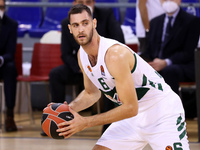 Georgios Papagiannis during the match between FC Barcelona and Panathinaikos BC, corresponding to the week 4 of the Euroleague, played at th...