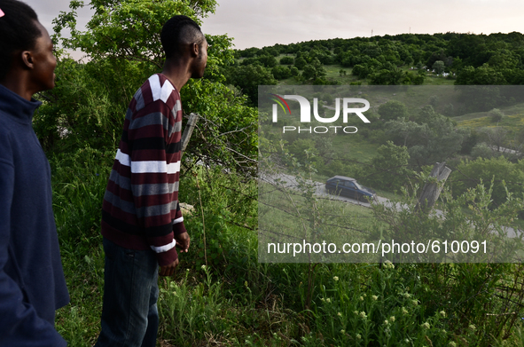 The Gordens are contemplating the road ahead in the village of Kostur, Bulgaria  on May 12, 2015 