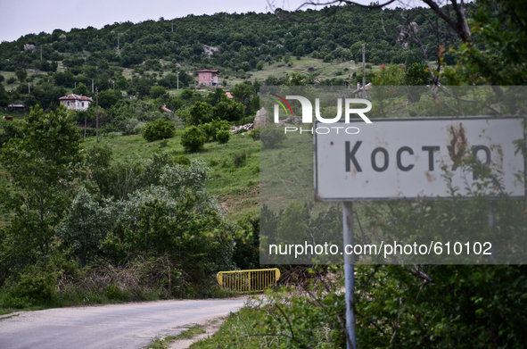 A view to the secluded village of Kostur, Bulgaria where the Gordons have chosen to live on May 02, 2015 