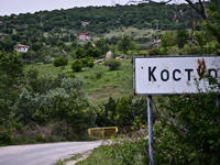 A view to the secluded village of Kostur, Bulgaria where the Gordons have chosen to live on May 02, 2015 (