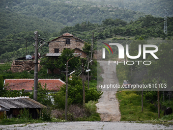 A view to the secluded village of Kostur, Bulgaria where the Gordons have chosen to live on May 02, 2015 (