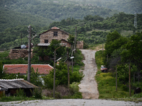 A view to the secluded village of Kostur, Bulgaria where the Gordons have chosen to live on May 02, 2015 (