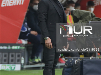 Christian Brocchi during the Serie B match between Monza - Chievo Verona at Stadio Brianteo in Milan, Italy, on October 24 2020 (