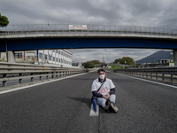 Whirpool Employees protest against the closer fabric in Naples, Italy on October 28, 2020  (