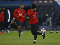 Paris Saint-Germain's Brazilian forward Neymar during the during the UEFA Champions League Group H second-leg football match between Paris S...