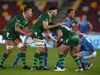 L-R Agustin Creevy of London Irish and Matt Rogerson of London Irish during Gallagher Premiership between London Irish and Leicester Tigers...