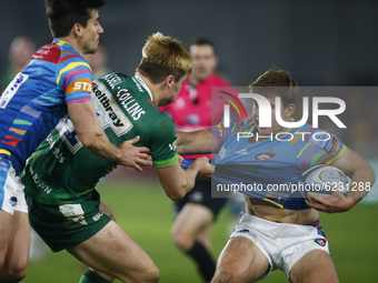 Dan Kelly of Leicester Tigers during Gallagher Premiership between London Irish and Leicester Tigers at Brentford Community Stadium , Brentf...