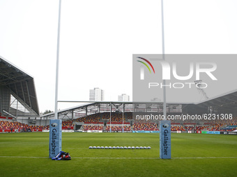 View of London Irish New Ground during Gallagher Premiership between London Irish and Leicester Tigers at Brentford Community Stadium , Bren...