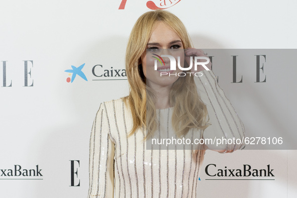  Patricia Conde attends 'Elle 75th Anniversary' photocall at Centro Centro on December 15, 2020 in Madrid, Spain.  