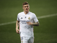 Toni Kroos of Real Madrid in action during the Supercopa de Espana Semi Final match between Real Madrid and Athletic Club at Estadio La Rosa...