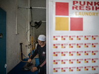 Laundrya business by boarding school that called " Punk Resik Laundry (Clean Punk Laundry). Islamic boarding school for punk and street chil...