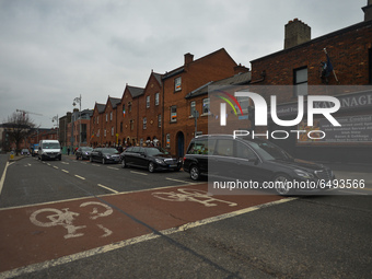 Residents of New Street in Dublin hold white balloons to say goodbye to their recently departed neighbour, Mrs. Quinn (age 89).
Since the be...