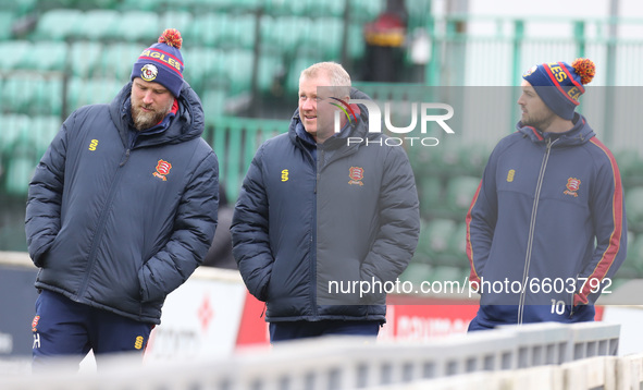  Coach	Anthony McGrath of Essex CCC (MIDDLE) during  Championship Day One of Four between Essex CCC and Worcestershire CCC at The Cloudfm Co...