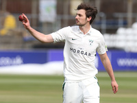  Worcestershire's Ed Barnard   during  Championship Day One of Four between Essex CCC and Worcestershire CCC at The Cloudfm County Ground on...