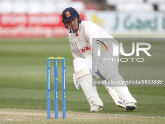  Essex's Tom Westleyduring  Championship Day One of Four between Essex CCC and Worcestershire CCC at The Cloudfm County Ground on 08th April...