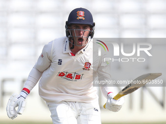  Essex's Dan Lawrence during  LV Championship Group 1 Day One of Four between Essex CCC and Worcestershire CCC at The Cloudfm County Ground...