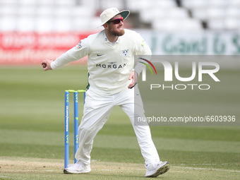   Worcestershire's Riki Wessels  during  LV Championship Group 1 Day One of Four between Essex CCC and Worcestershire CCC at The Cloudfm Cou...