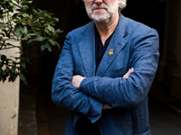 Philippe Faure-Brac, French sommelier, in the inner courtyard of his brasserie, which was closed due to COVID. Faure-Brac won the 1992 World...