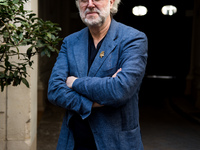 Philippe Faure-Brac, French sommelier, in the inner courtyard of his brasserie, which was closed due to COVID. Faure-Brac won the 1992 World...