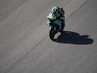 Valentino Rossi (46) of Italy and Petronas Yamaha SRT during the qualifying of Gran Premio Red Bull de España at Circuito de Jerez - Angel N...