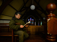 Father Krzysztof Sikora inside St James's Church, in Cashel, Connemara.

Geographically, Roundstone parish is considered Ireland's largest p...