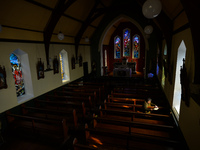 Father Krzysztof Sikora inside St James's Church, in Cashel, Connemara.

Geographically, Roundstone parish is considered Ireland's largest p...