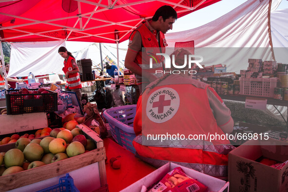 Croix Rouge, present from the early days at the border.  The situation of migrants camped in Ventimiglia has not changed except for the numb...