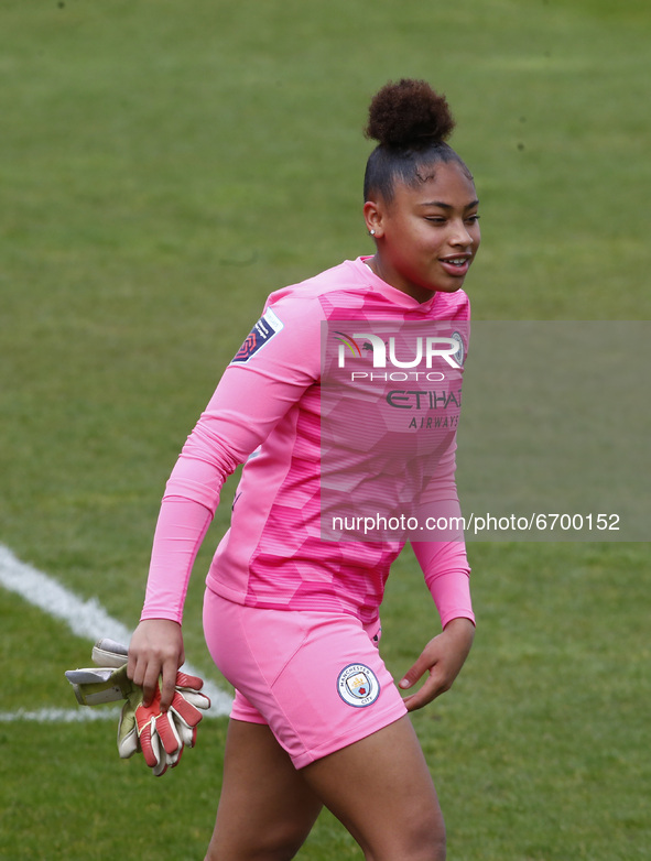  Khiara Keating of Manchester City  during  Barclays FA Women's Super League  match between West Ham United Women and Manchester City  at Th...
