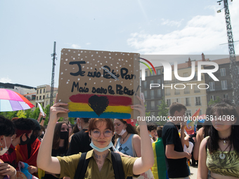 On June 19th took place the annual Pride Parade in Clermont-Ferrand, France, under a stifling heat. The event gathered tons of people. The c...