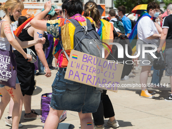 On June 19th took place the annual Pride Parade in Clermont-Ferrand, France, under a stifling heat. The event gathered tons of people. The c...