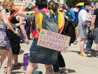 On June 19th took place the annual Pride Parade in Clermont-Ferrand, France, under a stifling heat. The event gathered tons of people. The c...