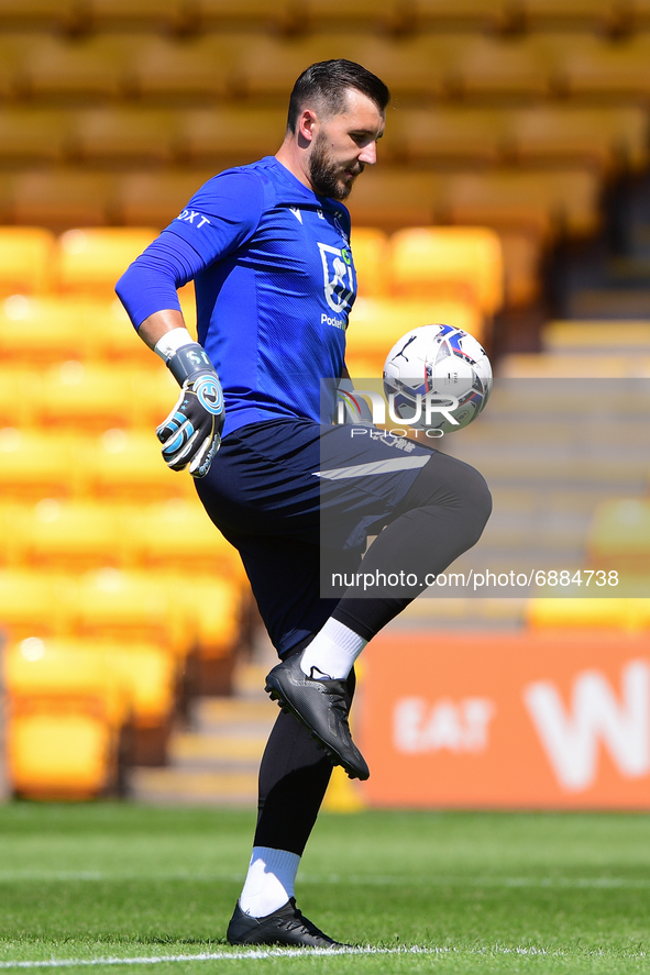 
Nottingham Forest goalkeeper Jordan Smith (12) warms up ahead of kick-off during the Pre-season Friendly match between Port Vale and Nottin...