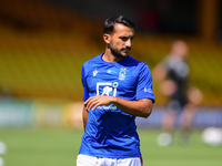 
Joao Carvalho of Nottingham Forest warms up ahead of kick-off during the Pre-season Friendly match between Port Vale and Nottingham Forest...