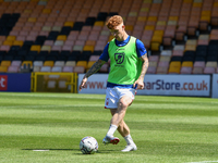 
Jack Colback of Nottingham Forest warms up ahead of kick-off during the Pre-season Friendly match between Port Vale and Nottingham Forest a...