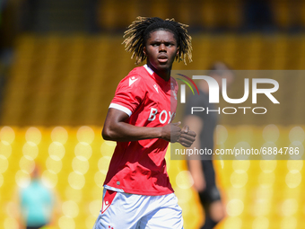
Alex Mighten of (17) Nottingham Forest during the Pre-season Friendly match between Port Vale and Nottingham Forest at Vale Park, Burslem o...