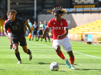 
Alex Mighten of (17) Nottingham Forest in action during the Pre-season Friendly match between Port Vale and Nottingham Forest at Vale Park,...