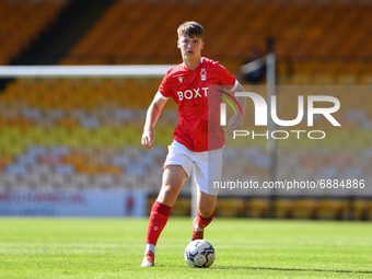 
Aaron Donnelly of Nottingham Forest during the Pre-season Friendly match between Port Vale and Nottingham Forest at Vale Park, Burslem on S...