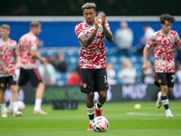   Jesse Lingard of Manchester United looks on during the Pre-season Friendly match between Queens Park Rangers and Manchester United at the...