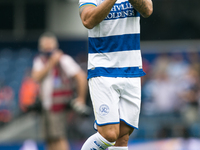   Ilias Chair of Queens Park Rangers looks on during the Pre-season Friendly match between Queens Park Rangers and Manchester United at the...